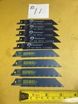 9 Pc Reciprocating Blade Sawsall Rockwell And Blu Mol Made Usa. Fixed Price $9.99.