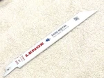 Saw Blade Reciprocating 6 Inch 24 Tpi Bi-metal, Lenox, (1) One. Fixed Price $5.39.