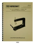 Delta Homecraft 16" Scroll Saw 40-110 Op, Maintenance & Parts List Manual #1955. Fixed Price $15.00.