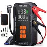 Gurevo 2000A Starter With Air Compressor, Car Battery Jumper Black. Fixed Price $186.29.