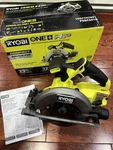 Ryobi One+ 18V Hp 6 1/2 In Circular Saw Brushless Tool Only Model PSBCS01B. Fixed Price $84.99.