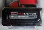 Milwaukee M18 Redlithium High Output XC6.0 18V 6AH Li-ion Battery 48-11-1865. Fixed Price $100.00.