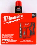 New Milwaukee 2447-20 M12 Cordless Compact 3/8" Crown Stapler, 1) 2.0 Ah Battery. Fixed Price $138.97.