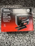 Master Mechanic Nos Speed Jigsaw 1/3 Hp, MM8541, 120V, 3AMPS, 50-60HZ Sealed. Fixed Price $34.99.