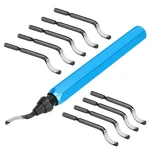 Metal Handle Deburring Tool + BS1010 High Speed Steel Removal Blades Kit. Fixed Price $9.99.