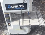 Delta Shopmaster Band Saw Corded Electric Centered Blade Gray Black Wood. Fixed Price $130.00.