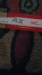 Milwaukee Ax Sawzall 9" Bi-metal Reciprocating Blades Wood/nails 5-PACK. Fixed Price $37.99.