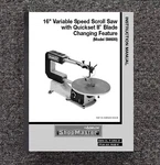 Instruction Manual Fits Delta 16" Inch Variable Speed Scroll Saw Model SM600. Fixed Price $14.97.