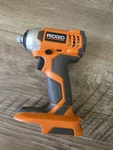 Ridgid R86030 18V Li-ion 1/4 In Keyless Impact Driver Tool Only Orange/gray. Fixed Price $64.99.