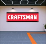 Craftsman Mechanic Garage Banner 71X24 In Automotive Wall Decor. Fixed Price $26.50.