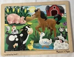 Melissa & Doug Wooden Jigsaw Puzzle On The Farm. Fixed Price $13.99.