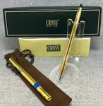 Cross 23K Gold Plated Pen (4502 Bp) + Box, Manual, Refill No Engraving. Fixed Price $69.99.
