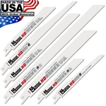 Morse Bi-metal Saw Blades Wood Nail Demo 5PC Usa Made Reciprocating. Fixed Price $31.99.