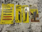 Vintage Stanley Sabre Jig Saw Blade Lot Wood 15-015 15-157 15-155 15-172 Nos. Fixed Price $15.99.
