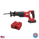 Skil Pwrcore 20V Brushless Reciprocating Saw Kit Including 2.0AH Battery And. Fixed Price $127.98.