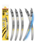 15" Reciprocating Saw Blades Pack 6TPI Wood Pruning Japanese Teeth Heavy Duty. Fixed Price $27.99.