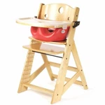 New Keekaroo Adjustable Height Right Infant Seat Insert Wood High Chair W/ Tray. Fixed Price $295.95.