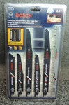 Bosch Demolition Reciprocating Saw Blade Set Pouch Pieces Mip RD12PK. Fixed Price $50.00.