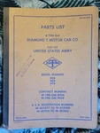 Wwii Diamond Manual Set 980-01 Tank Transporter 10-1604 Parts 10-1533. Fixed Price $265.00.