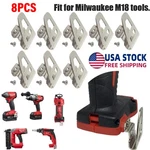 8PCS M18 Tool Belt Clip For Milwaukee 2653 Impact Drivers And Drills. Fixed Price $16.75.