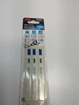 Carbon Steel Jigsaw Blade Skil 3-PACK U-shank High Set 94604 White Metal Vtg. Fixed Price $9.00.