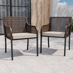 Eagle Peak All Weather Patio Furniture Outdoor Wicker Dining Chairs. Fixed Price $169.99.