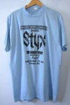 70'S Styx Angel Shirt Rock Band Rare Design Light Blue Tee Vtg NH20101. Fixed Price $16.99.