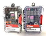 Hyper Tough 57-PIECE Rotary Accessory Set Tool Kit, And Plus 138. Fixed Price $34.95.