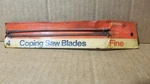 Vintage Howard #7520 6 1/2" 4PK End Fine Coping Saw Blade Nos. Fixed Price $10.00.