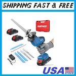 Cordless Reciprocating Saw, 20V Brushless Motor 3500RPM Variable Speed, 2.0AH. Fixed Price $115.99.