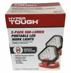 Hypertough 2-PACK 500-LUMEN Portable Led Work Lights Batteries Included New. Fixed Price $27.89.