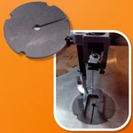 Replacement Throat Plate Insert For King Canada 16" Scroll Saw KC-163SSC-V-6. Fixed Price $11.95.