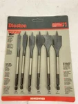 Disston Turbo Bit 6-PIECE Homeowner Spade Set. Fixed Price $11.95.