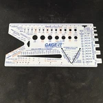 Gage-it Hardware Measuring Tool Metric Inches Pipe, Threads, Wire, Drill New. Fixed Price $12.00.