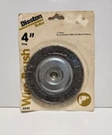 Rare Disston 4" Wire Brush Fine 1/2" Bore #4220 - Original Packaging. Fixed Price $19.00.