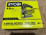 Ryobi ZRJS481LG 4.8 Amp Variable-speed Orbital Jigsaw. Fixed Price $55.00.