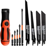 9-IN-1 Multi-functional Hand Saw Set -reciprocating Blades& Screwdriver Bits. Fixed Price $25.63.