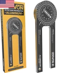 Aluminum Miter Saw Protractor 7-INCH Rust Proof Angle Finder Featuring Precisi. Fixed Price $37.90.