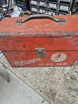 Vintage Milwaukee 6250 Sawzitt Heavy-duty Single-speed Jig. Fixed Price $50.00.