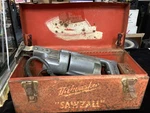 Vintage Sawzall, Milwaukee Model 6510 W/metal Case (works). Fixed Price $159.99.