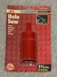 Ace Hole Saw Bi-metal 5/16" Cuts Some Metals. Wood. Plastic 33.3MM Nos Usa. Fixed Price $12.00.