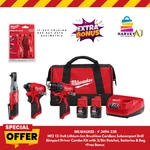 Milwaukee M12 -tool Combo Kit 3494-23R+FREE Bonus. Fixed Price $450.00.