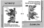 Delta 17-960 Drill Press Oscillating Spindle Sander Attach Instruction Manual. Fixed Price $20.24.