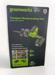New Greenworks RSG404 24V Compact Reciprocating Saw. Fixed Price $56.99.