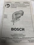 Bosch Genuine 18V Jig Saw Manual 52314 52318 52324 Multi Lingual. Fixed Price $8.99.