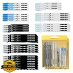 40PC T-shank Jigsaw Blades Set Assorted Wood Metal Plastic Cutting. Fixed Price $24.99.