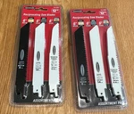 Warrior Reciprocating Saw Blades 12-PIECE 6" Assortment New Package. Fixed Price $24.99.