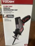 Hyper Tough 12V Max Lithium-ion Compact Reciprocating Saw 1.5AH Battery &charger. Fixed Price $44.99.