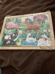 Wooden Jigsaw On The Farm Buddies By Melissa And Doug. Fixed Price $5.00.