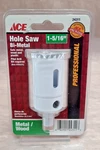 Ace Hardware 24311 1-5/16 Metal/ Wood Hole Saw Bi-metal. Fixed Price $12.99.